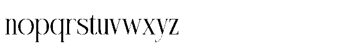 Menistra Regular Font LOWERCASE