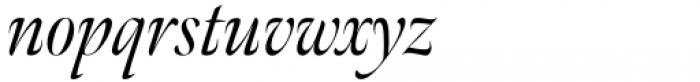 Meno Banner Condensed Regular Italic Font LOWERCASE