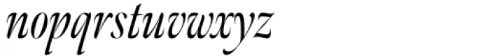 Meno Banner Extra Condensed Regular Italic Font LOWERCASE