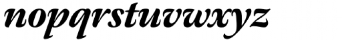 Meno Display Black Italic Font LOWERCASE