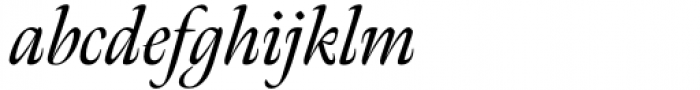 Meno Display Condensed Regular Italic Font LOWERCASE