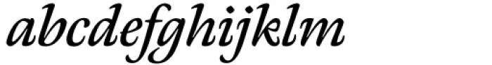 Meno Text Regular Italic Font LOWERCASE