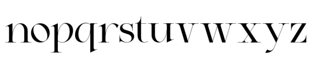 Menoka Font LOWERCASE