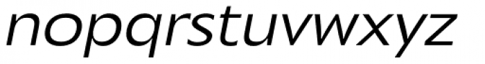 Mensa Exp Book Italic Font LOWERCASE