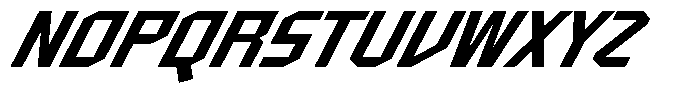 Menscity Italic Font UPPERCASE
