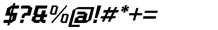 Menscity Regular Font OTHER CHARS