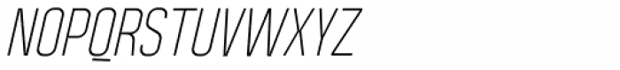 Mensrea Thin Italic Font UPPERCASE