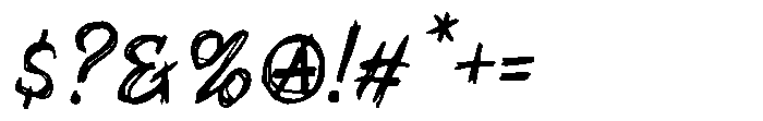 Mental Sickness Font OTHER CHARS