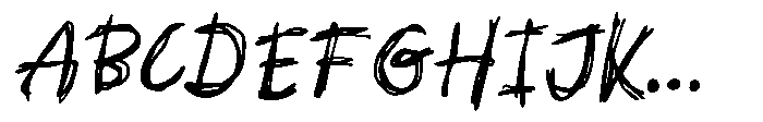 Mental Sickness Font UPPERCASE