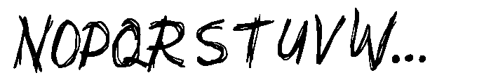 Mental Sickness Font UPPERCASE