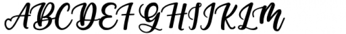 Menthari Regular Font UPPERCASE