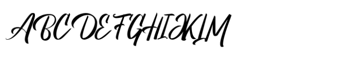 Menthok Font UPPERCASE
