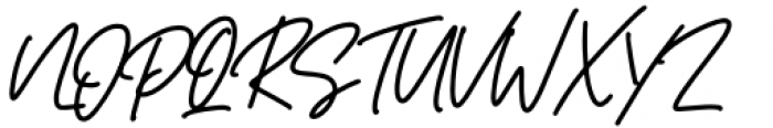 Menthol Signature Regular Font UPPERCASE