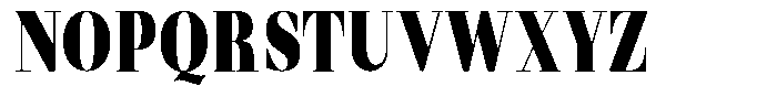 Mentoz Black Font UPPERCASE
