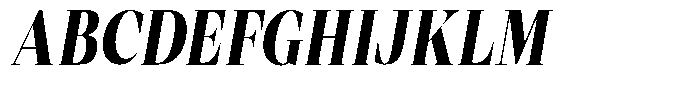 Mentoz Bold Italic Font UPPERCASE