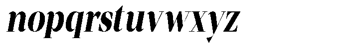 Mentoz Bold Italic Font LOWERCASE