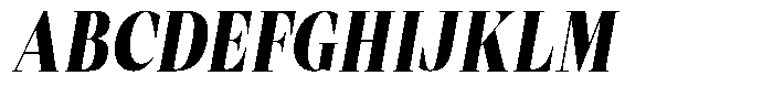 Mentoz Extra Bold Italic Font UPPERCASE