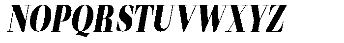 Mentoz Extra Bold Italic Font UPPERCASE