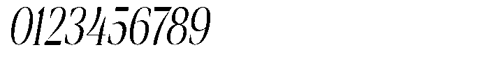 Mentoz Extra Light Italic Font OTHER CHARS