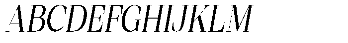 Mentoz Extra Light Italic Font UPPERCASE