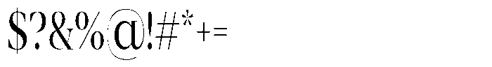 Mentoz Extra Light Font OTHER CHARS
