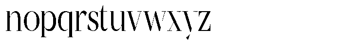 Mentoz Extra Light Font LOWERCASE