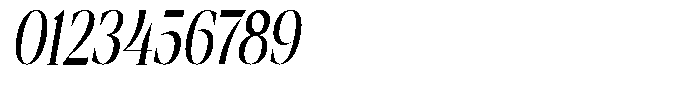 Mentoz Light Italic Font OTHER CHARS
