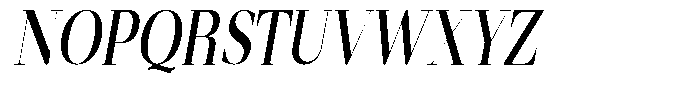 Mentoz Light Italic Font UPPERCASE
