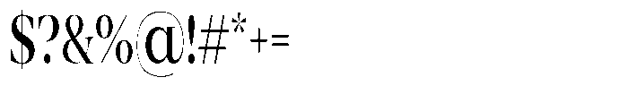 Mentoz Light Font OTHER CHARS