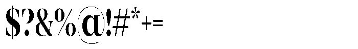 Mentoz Medium Font OTHER CHARS