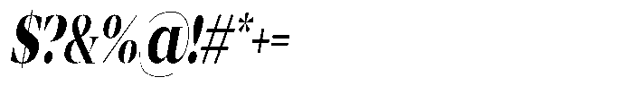 Mentoz Semi Bold Italic Font OTHER CHARS