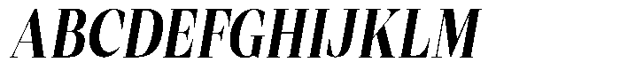 Mentoz Semi Bold Italic Font UPPERCASE
