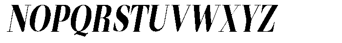 Mentoz Semi Bold Italic Font UPPERCASE