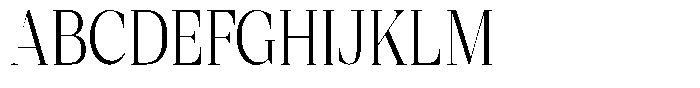 Mentoz Thin Font UPPERCASE