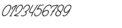 Meptora Italic Font OTHER CHARS