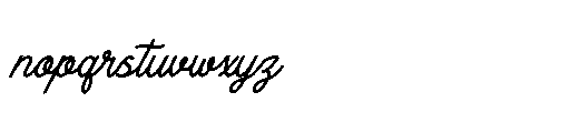 Meptora Italic Font LOWERCASE
