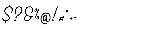 Meptora Regular Font OTHER CHARS