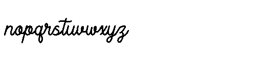 Meptora Regular Font LOWERCASE