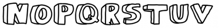 Mequetrefe Volume Two Font UPPERCASE
