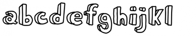 Mequetrefe Volume Two Font LOWERCASE