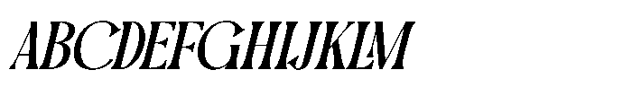 Mequnch Italic Font UPPERCASE