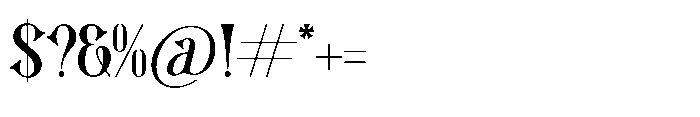 Mequnch Regular Font OTHER CHARS