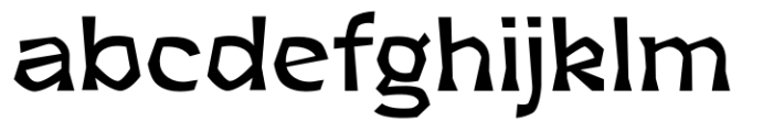 Meraki Display Regular Font LOWERCASE