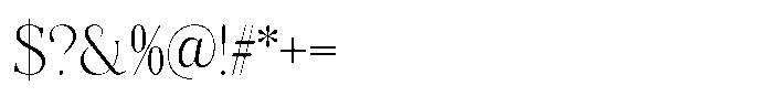 Meravila VF Font OTHER CHARS