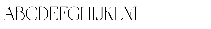 Meravila VF Font UPPERCASE