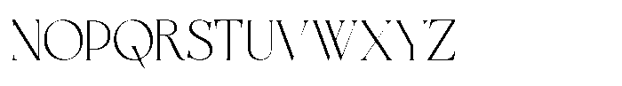 Meravila VF Font UPPERCASE