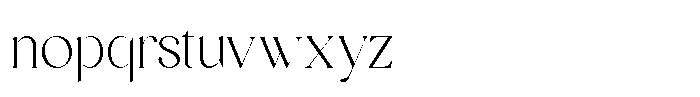 Meravila VF Font LOWERCASE