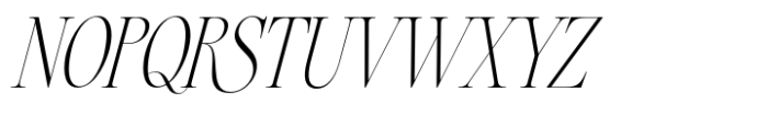 Merbina Italic Font UPPERCASE