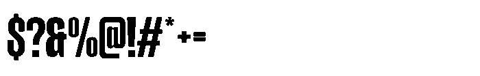 Merca Bold Font OTHER CHARS