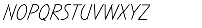 Mercato VF Thin Font UPPERCASE
